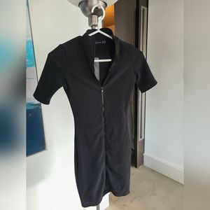 BNWT PLT black zip up dress size 0
